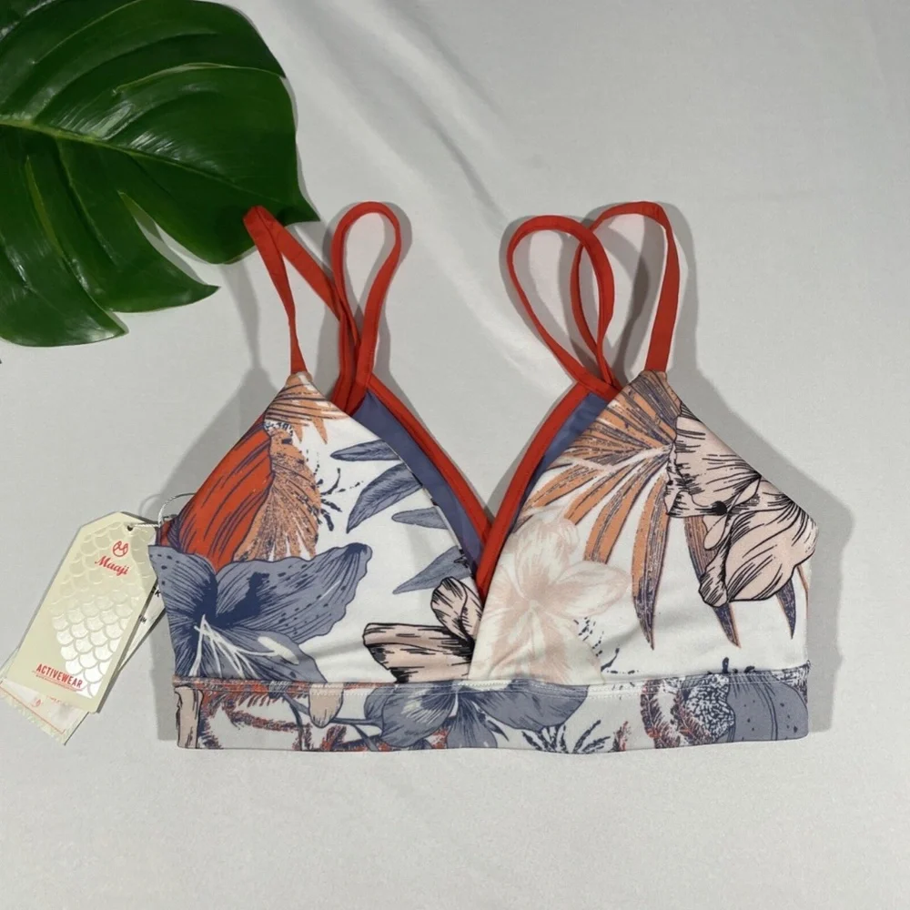 NWT Maaji [ Small ] Summer Seedbed Vivacity‎ Low Impact Sports Bra